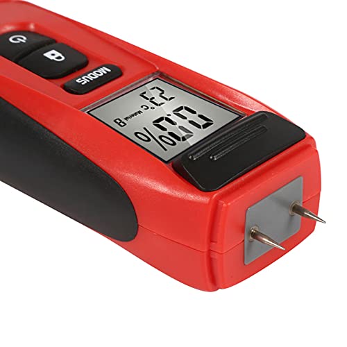 Humidimètre bois digital WTCO à 2 broches avec écran LCD pour charpente