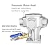 Power Mixer Pneumatic Agitator Clamp-On Drum Agitator Industrial-Grade Pneumatic Shaker Paint Stirring Tool，Commercial 260 Gallon Folding Blade Paint Mixer, 0-1300 RPM Adjustable Speed, 400m