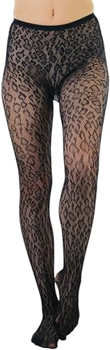 Image of ToBeInStyle Women's Vibrant Multicolor Animal Print Pantyhose Assorted Hosiery