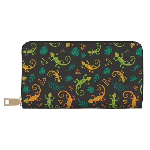 Portefeuille fin en cuir exotique drôle idée cadeau homme femme