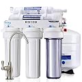 iSpring RO100 Reverse Osmosis Water Filter System, 5-Stage Under Sink RO Drinking Water Filtration System, 100 GPD Fast Flow, Reduces PFAS, TDS, Chlorine, Lead, US Made Filters