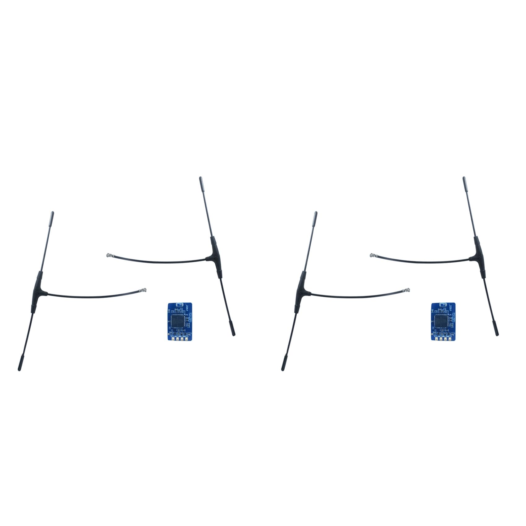 2X Ricevitore Diversity ELRS RX 915Mhz 868MHz Dual Core RX TCXO Doppia Antenna per FPV Drone da A Lungo Raggio C