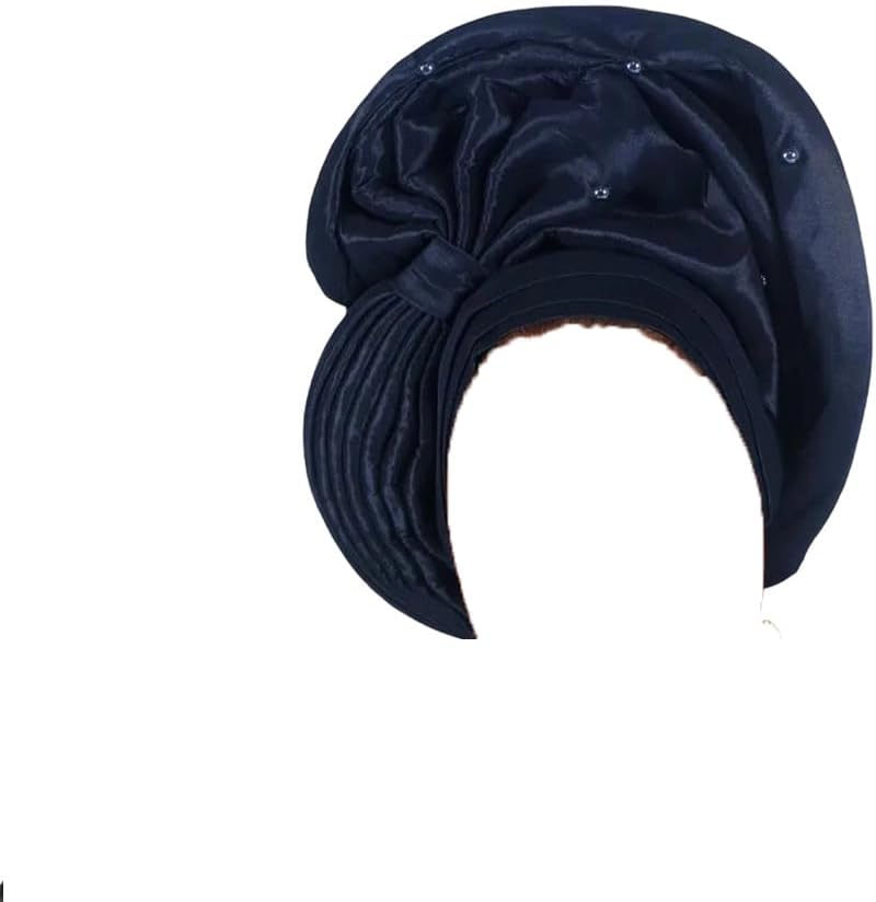 Dvbfufv African Lady Turban Cap for Women Nigeria Party Wedding Auto Headwraps