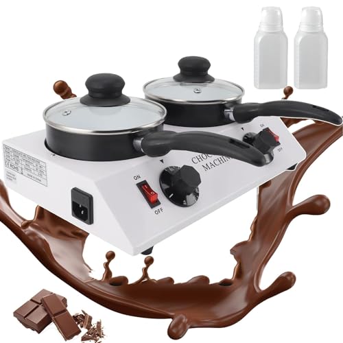 Máquina eléctrica para fundir chocolate con control de temperatura
