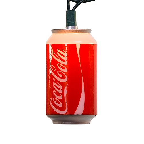 Kurt Adler CC0748 Coca-Cola zestaw świateł, 10 lampek