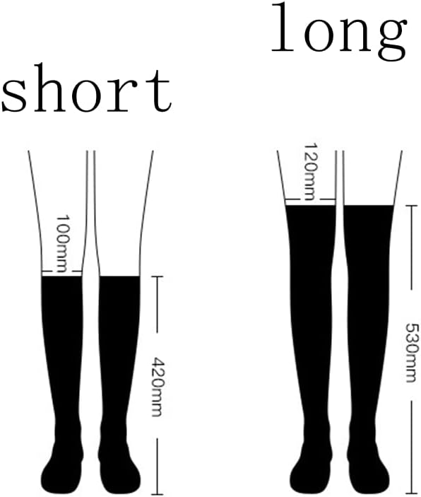 Golf Sun Protection Socks UPF50+ Overknee Stocking Ice Silk Breathable Cool Socks for Women School Outdoor Sports