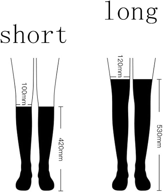 Golf Sun Protection Socks UPF50+ Overknee Stocking Ice Silk Breathable Cool Socks for Women School Outdoor Sports