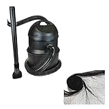 Swell UK 1400W Pond Vacuum Cleaner & 6 x 10m Cover Net | Underwater Sludge & Debris Remover with 25L Tank Volume | Including 2m Discharge Hose & 3x Cleaning Nozzles – 2 Year Guarantee