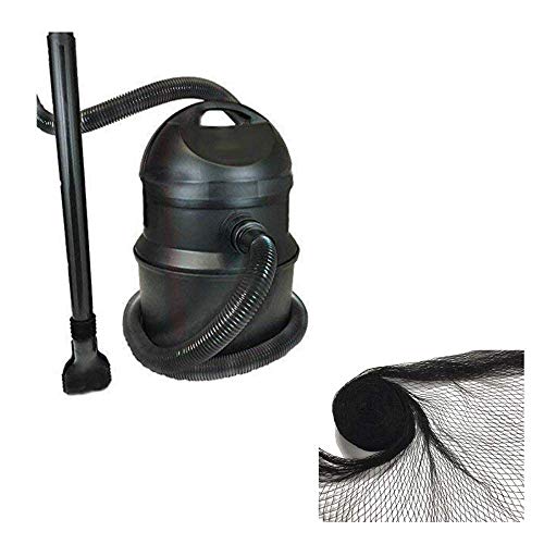 Swell UK 1400W Pond Vacuum Cleaner & 6 x 10m Cover Net | Underwater Sludge & Debris Remover with 25L Tank Volume | Including 2m Discharge Hose & 3x Cleaning Nozzles – 2 Year Guarantee