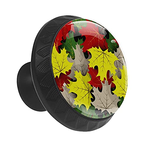 Boutons de tiroir feuille d'érable 35mm haut de gamme pour meuble - 3