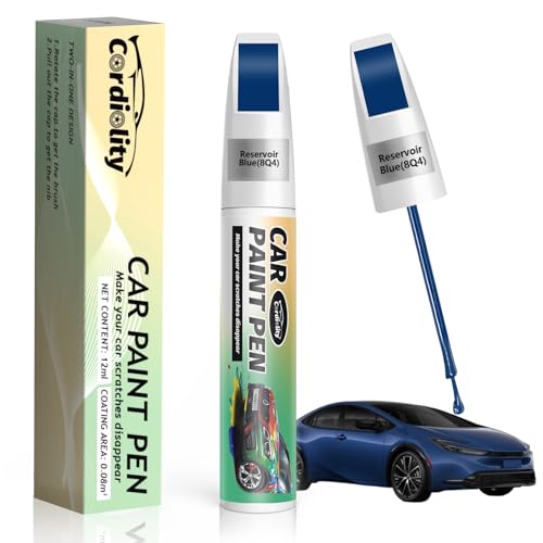 Image of Reservoir Blue(8Q4) Touch Up Paint Pen for Toyota,Car Paint Scratch Repair Pen Quick and Easy Fix Auto Paint Scratch