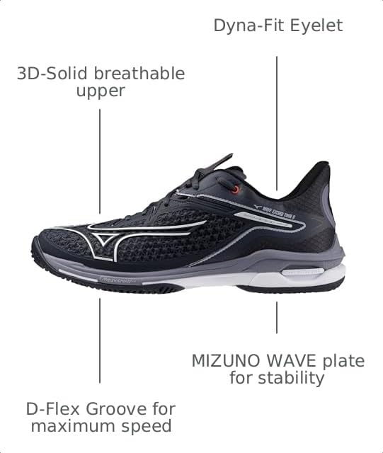 Image of Mizuno Mens Men's Wave Exceed Tour 6 All Court