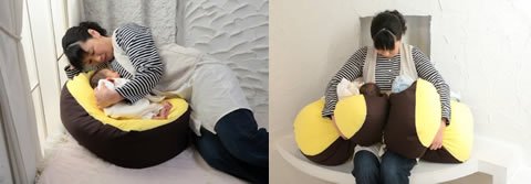 ママ代行ミルク屋さん Cカーブ授乳ベッド おやすみたまご 新生児~8ヵ月