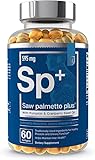 Saw Palmetto Plus - Prostate Health Supplement for Men with Pumpkin and Cranberry Seed Oil | Supports Bladder and Urinary Health by Essential Elements - 60 Softgels