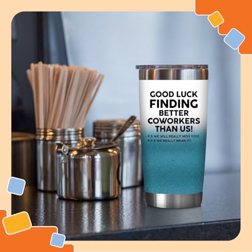 Image of NewEleven Coworker Leaving Gifts - Farewell Gifts, Going Away Gift For Coworker - New Job, Goodbye, Good Luck Gift For Coworkers, Colleagues, Boss, Men, Women, Friends - 20 Oz Tumbler