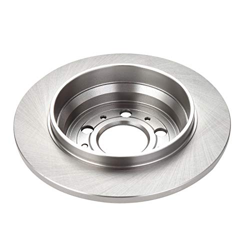 Image of TRQ Rear Brake Pad and Rotor Set Ceramic Rotors