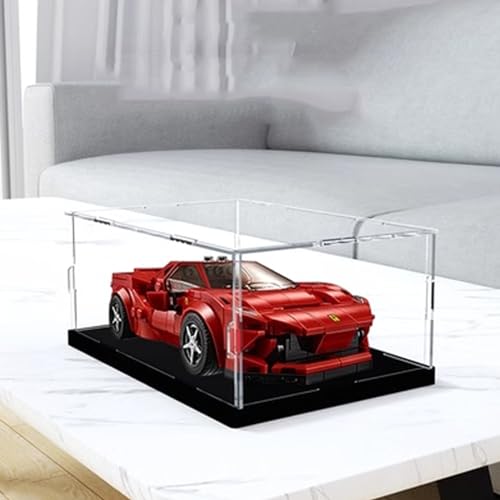 Preisvergleich Produktbild Acryl Vitrine Box Kompatibel Lego 76895 Racing Modell, Schutz, Staubdichte Vitrine Geschenkmodell, Transparent, Kompatibel mit Lego (nur Vitrine)