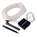 100 LED Rope Lights - Solar Power Outdoor Waterproof 33ft Copper Wire Rope - Gardens Backyards Patio Christmas Party Holiday Wedding Decor LED Solar Lights - Dragon Flame (Purple)