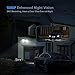 Samzuy Floodlight Camera, Outdoor Security Camera 1080P, Motion-Activated Lights Night Vision Camera, 2-Way Talk and Siren Alarm, 2800-Lumen Brightness, Waterproof