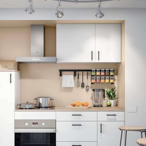 Bricohabitat Módulo Alto de Cocina para Colgar 40 cm Mueble Alto Cocina Moderna Kira en Blanco Brillo 40x59x34 cm - imagen 2
