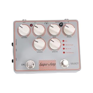 [Effortless Tone Selection] : Switch between four amplifier styles at the push of a button to find your perfect tone effortlessly. [Pure, Natural Sound] : Innovative simulation circuit design maintains original tonal nuances, delivering distortion-fr...
