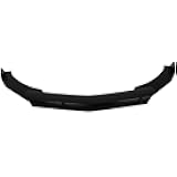 3PCS Front Bumper Lip Compatible Universal Front Lip Spoiler Glossy Black (PP) Plastic Air Dam