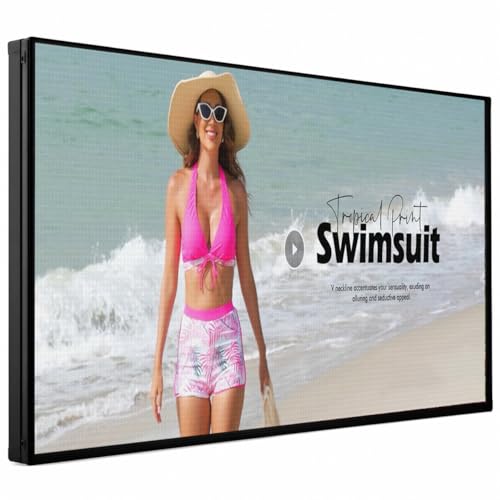 CX P5 Outdoor LED Sign 65&rdquo; &times; 34&rdquo; IP65 Waterproof, Programmable LED Digital Display with WiFi and USB Control, Scrolling Message Board for Business Advertising, Text/Image/Video