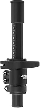 ergotec Stem Adapter, Up & Down 3, Handlebar-Height Adjusting System for Ahead Stems, 28.6mm Fork Clamp, 47mm Clamp Height, 67-147mm Quill Length, Black Sandblasted, Safety Level 4