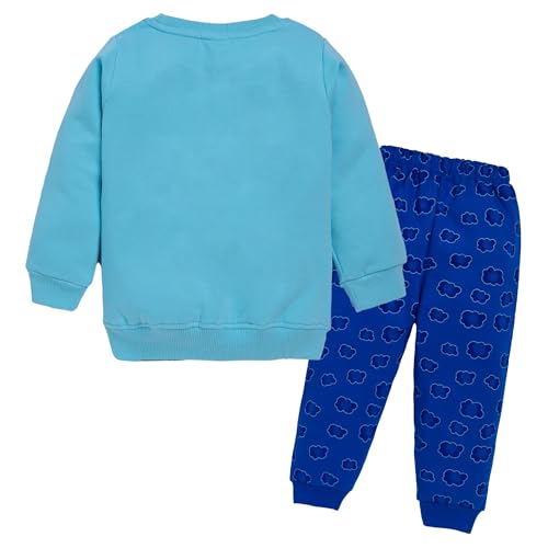 Image of LuvLap Baby Boys Full Sleeve Sweatshirt & Pyjama Set
