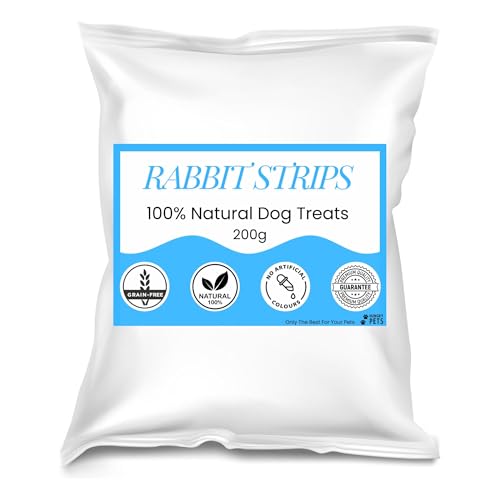 Premium Natural Dog Treat (200g, Rabbit Strips), 200 g (Pack of 1)