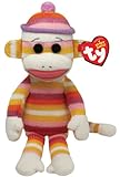 Ty Beanie Babies Sock Monkey Pastel Stripes 8