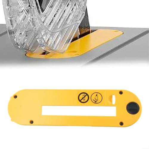 Throat Plate for DWE7490 / DWE7491 / DWE7491RS (Type 2) 10-Inch Table Saw – Heavy-Duty Dado Insert, Yellow, Part Number DWE7402DI - Image 6