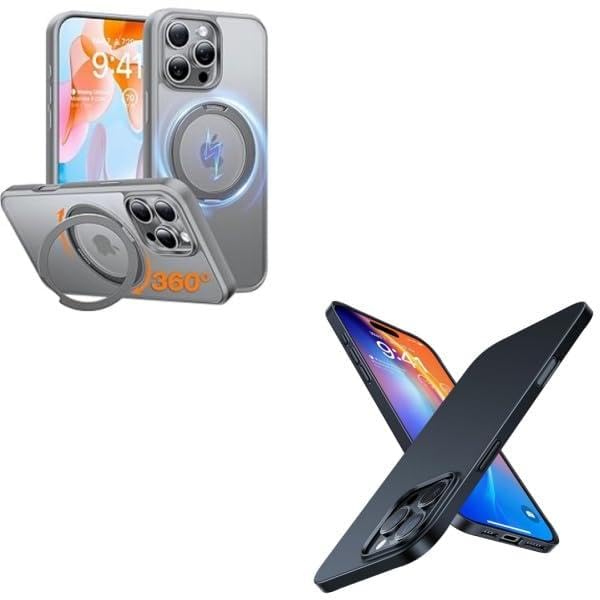 TORRAS Save 10% to Buy Both Natual Titanium and Black iPhone 16 Pro Cases