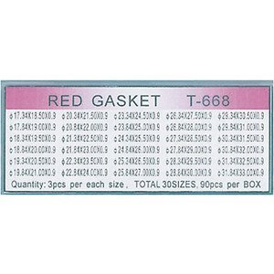 TOPWELL No.668 アカプラパッキンセット 30種×3=90本セット F30029