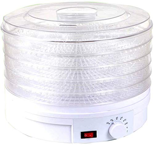 H.yina 5 Layers Food Dehydrator, 35~70°C Temperature Setting, Dryer Machine for Fruit, Vegetables,Scented Tea,Meats and…