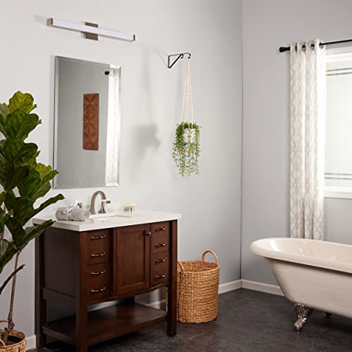Image of Maxim Lighting Spec 24 inch Bath Vanity Light | Black Aluminum Finish | Pmma Acrylic Shade | Contemporary Indoor Light Fixture | Ideal for Bathrooms & Powder Rooms | ADA Compliant Wet Rated | 52002BK