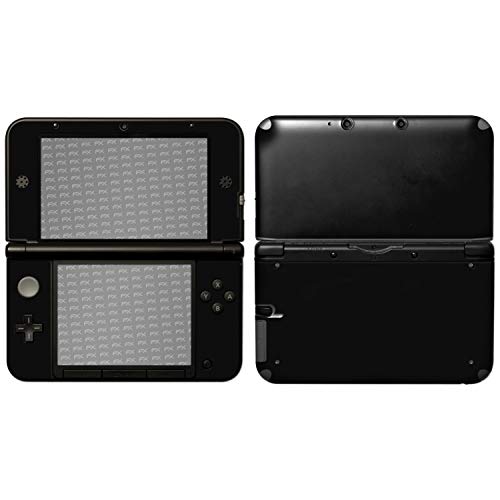 Preisvergleich Produktbild atFoliX Skin kompatibel mit Nintendo 3DS XL 2012, Designfolie Sticker (FX-Velvet-Black), Matte Oberfläche
