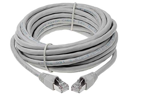Cable de red SF Cable Cat 6A Shielded 100 ft gris miniatura 1