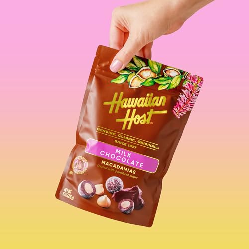 Hawaiian Host Paradise Collection - Milk Chocolate Macadamia Nuts - 8 Oz Gift Box image 5