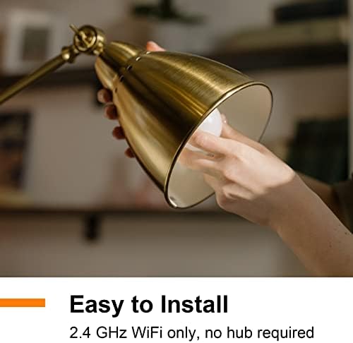 ANTELA Inteligentna żarówka WiFi E14 WiFi 9 W 806 lm,Smart Bulb e14, 2700 6500 K, sterowanie aplikacją kompatybilne z Alexa, Google Home,15 000 godzin pracy, 2 pc