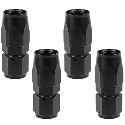 Accesorios 6 AN QWORK de aluminio mecanizado para mangueras trenzadas de acero inoxidable
