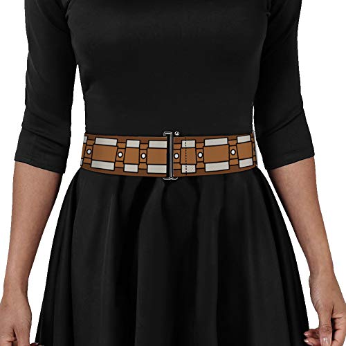 Buckle-Down Belt Women's Cinch Star Wars Chewbacca Bandolier Bounding2 Browns Available In Adjustable Sizes3