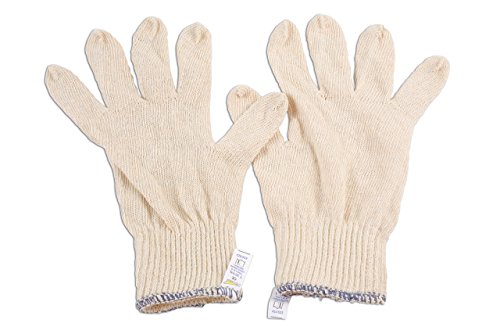 Laser 6632 Cotton Underliner Gloves - Pack of 10 works