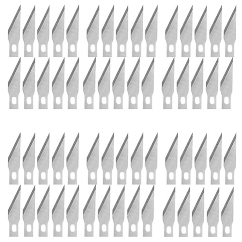 Bonkshire 100 PCS Xacto Blades Cuchillas de Cuchillo Afiladas Premium 11 - Herramienta de Corte Artesanal de Acero con Alto Contenido de Carbono