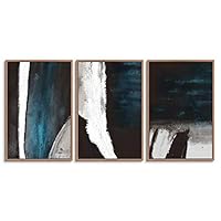 3 Piece Framed Canvas Wall Art Abstract Landscape Canvas Prints Home Artwork Decoration for Living Room,Bedroom - 16