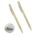 Metal Scribe Tool, Set of 2 Pieces, Tungsten Carbide Tip Scriber, Engraved Pen for Glass/Wood/Ceramics/Gold