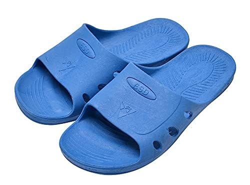 SCHOFIC ANTISTATIC [Size - M, EU 40, US 8] ESD SAFE Unisex Slipper/Footwears -Blue (M) (B071ZWFTJT) Amazon Price History, Amazon Price Tracker