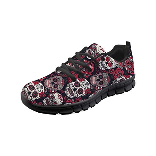 Baskets Sugar Skulls en toile légères idéales pour vos promenades urbaines et voyages