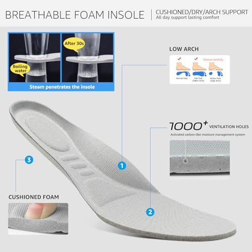 Image of HKR Women Walking Shoes Cushioned Slip On Sneakers