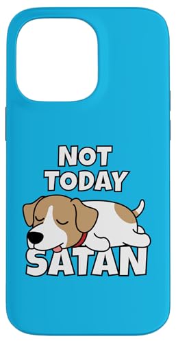Lazy Jack Russell Terrier Not Today Satan �W���b�N�E���b�Z���E�e���A �X�}�z�P�[�X iPhone 14 Pro Max �p